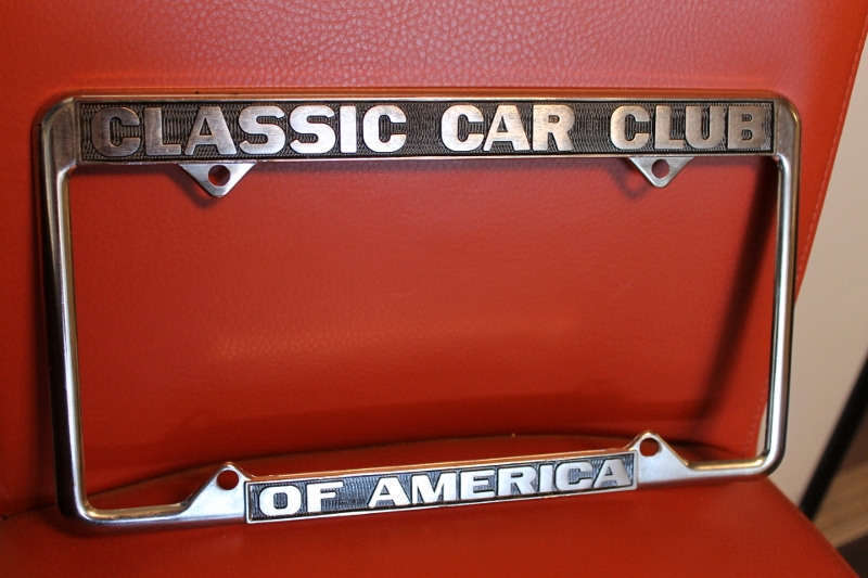 CCCA Chrome License Plate Frame